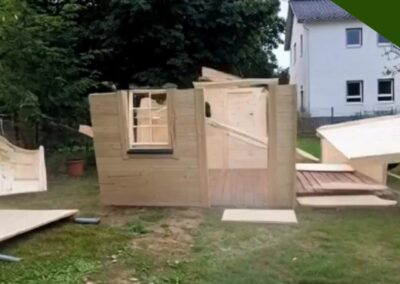 Professionelle Holzmontage im Garten – Handwerk aus Engelskirchen Ueberberg