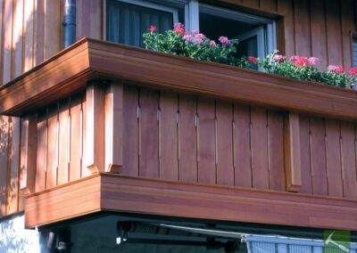 Balkon und Geländer aus Holz – Ueberberg Engelskirchen