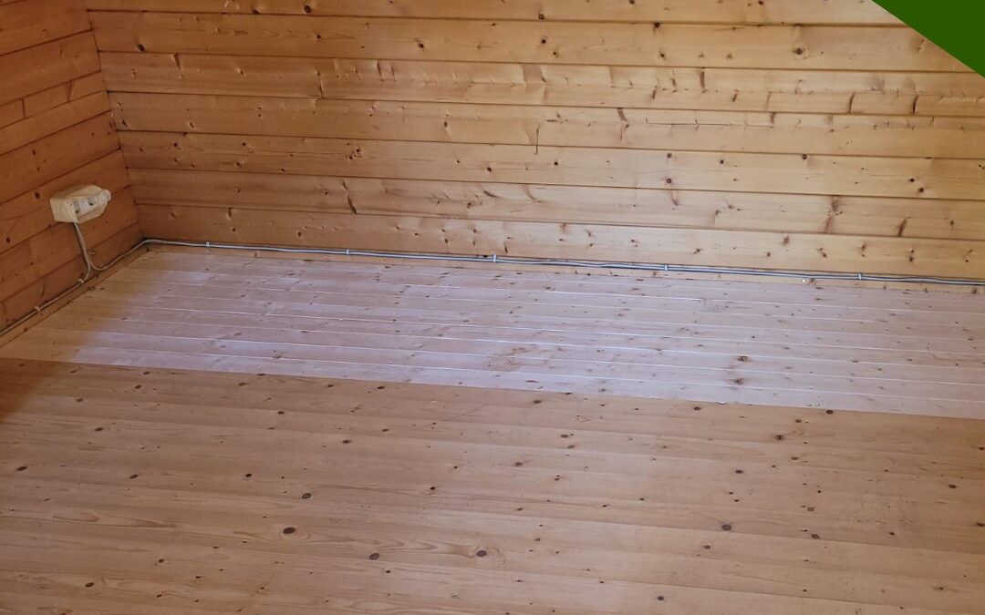 Fachgerechte Bodenreparatur im Gartenhaus – Holzsanierung in Engelskirchen